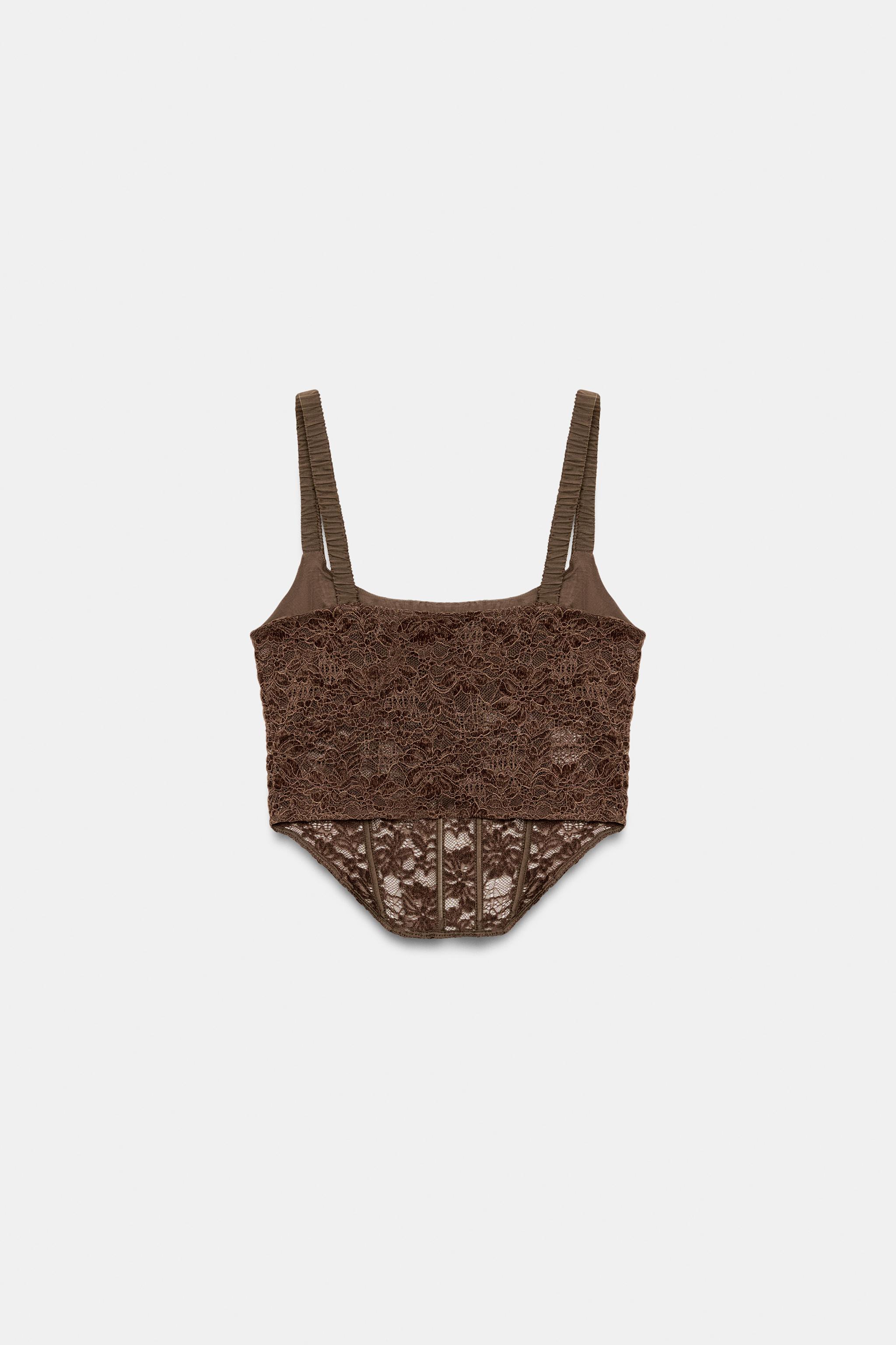 TOP STYLE CORSET EN DENTELLE